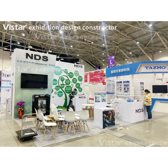 2023 國際半導體展 SEMICON Taiwan 國際展覽設計 展覽施工執行 Booth Design Construction VISTAR