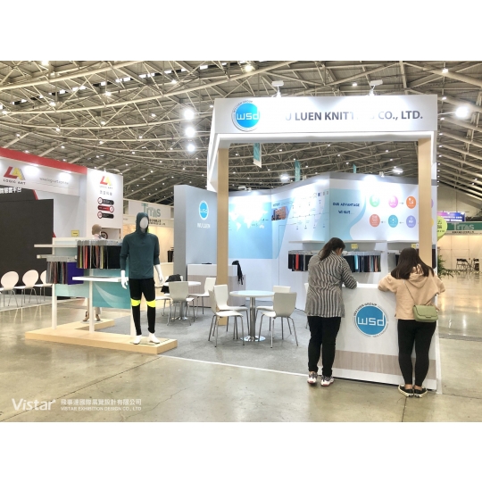 2022 台北紡織展 TITAS 國際展覽設計 展覽施工執行 Booth Design Construction VISTAR