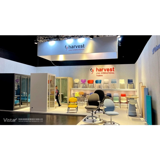 2022 Orgatec德國科隆辦公家具展 國際展覽設計 展覽施工執行 Booth Design Construction VISTAR