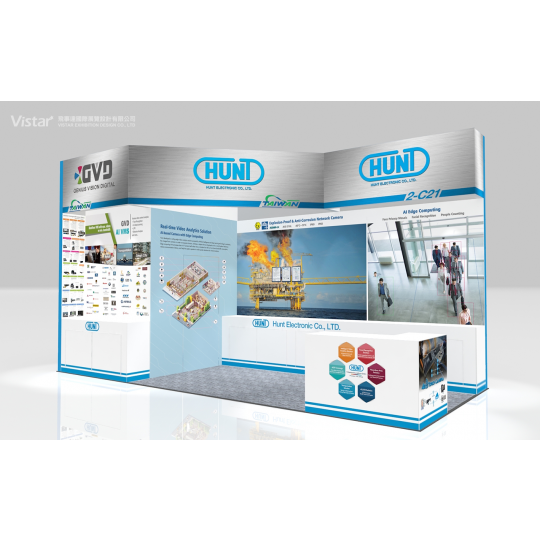2022 Intersec Dubai 杜拜國防安全防護展 國際展覽設計 展覽施工執行 Booth Design Construction VISTAR