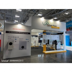 2022 interSolar Europe歐洲太陽能光電展 國際展覽設計 展覽施工執行 Booth Design Construction VISTAR
